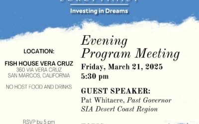 March Program Meeting